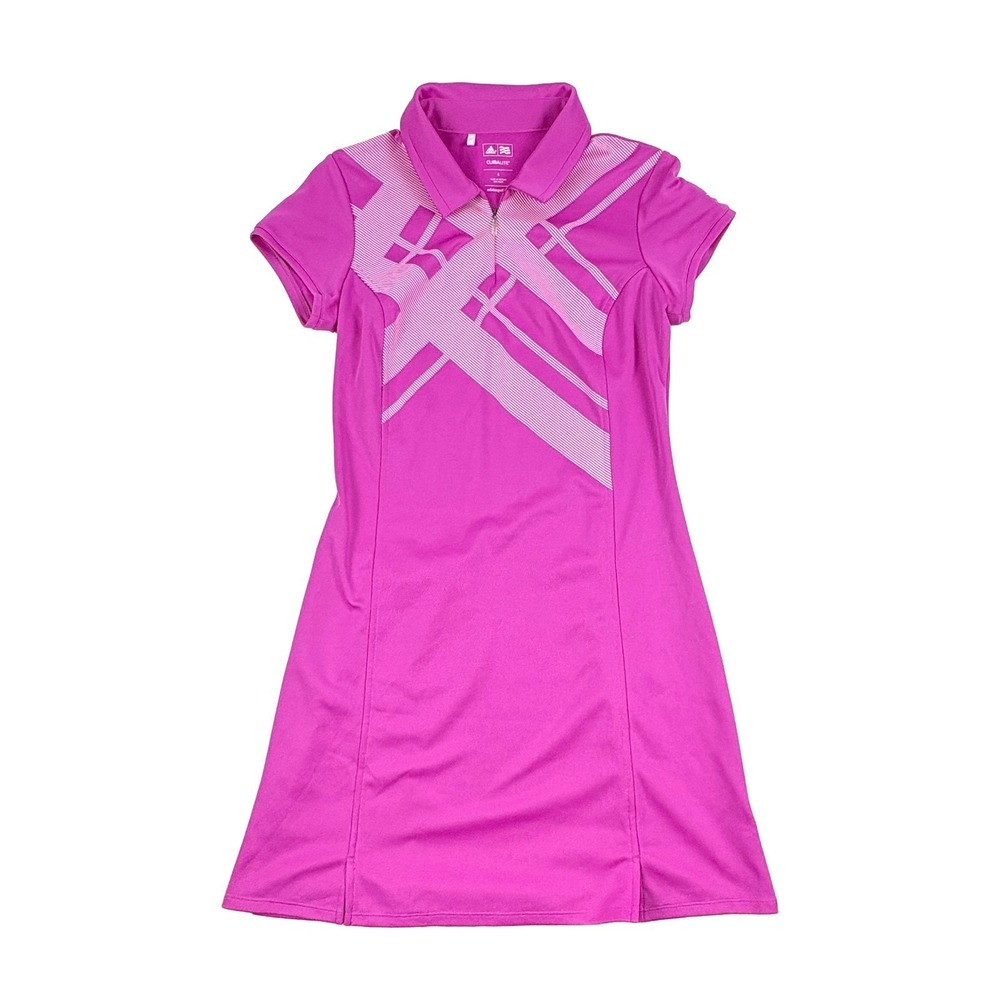Adidasโ Formation ClimaLite Golf Dress Womens Sz 4 Magenta Pink Prairie Dunes